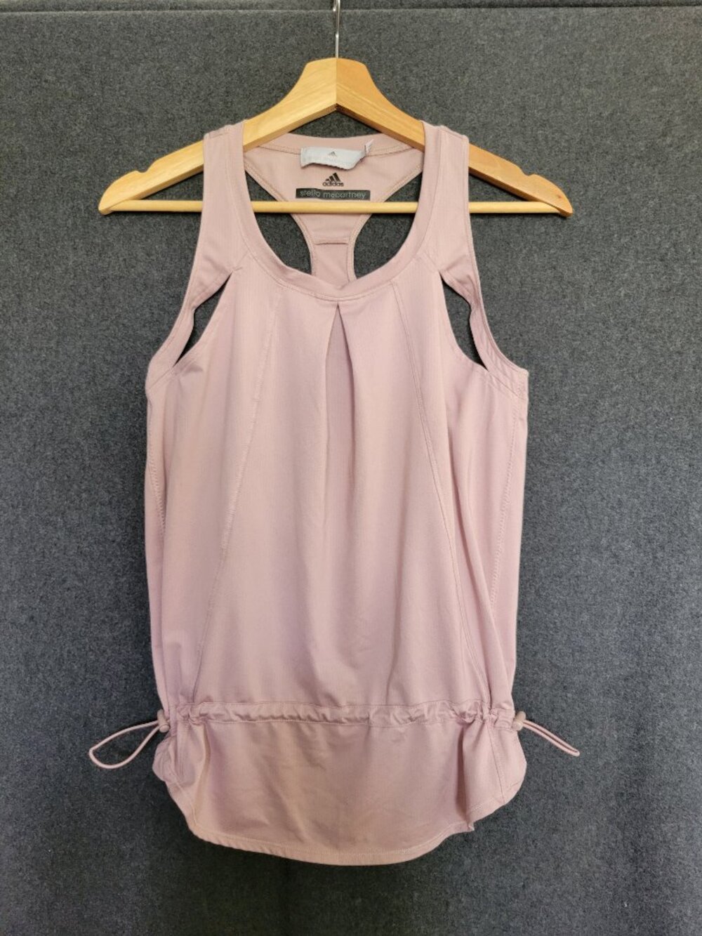 Stella McCartney Adidas 2005 Dusty Pink Racerback Performance Tank Tennis Yoga